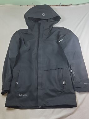 Ladies Halti Black Technical Hooded Jacket